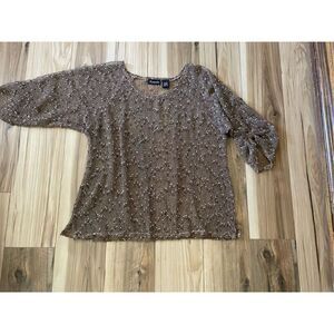 FRAZZLE  Women’s mesh  blouse XXL
